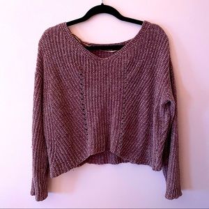 Super Soft Pink Knit Sweater